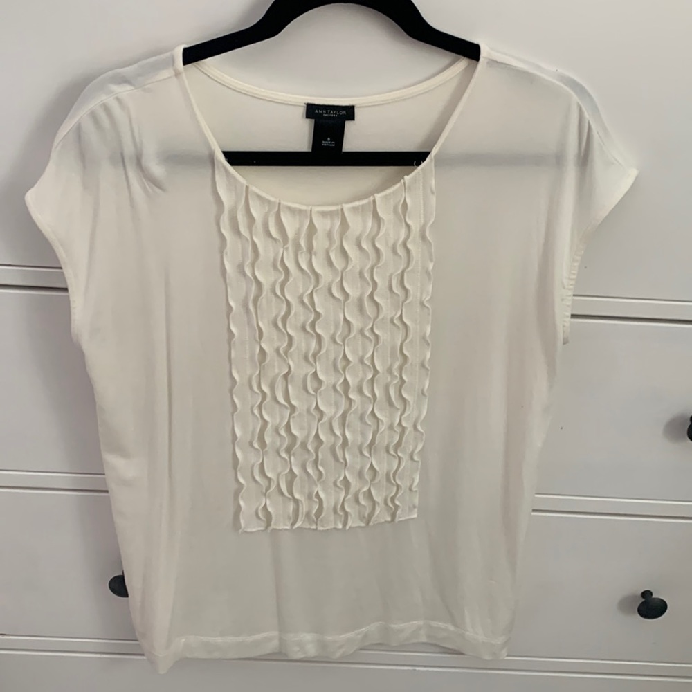 Ann Taylor Factory size Sm white shirt.